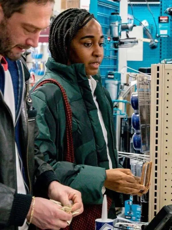 The Bear S01 Sydney Adamu Green Puffer Jacket