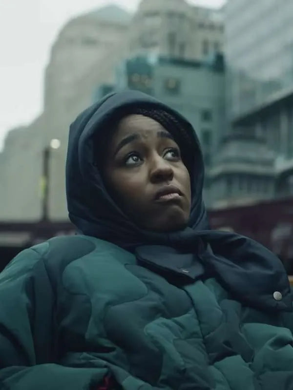The Bear S01 Sydney Adamu Green Puffer Jacket