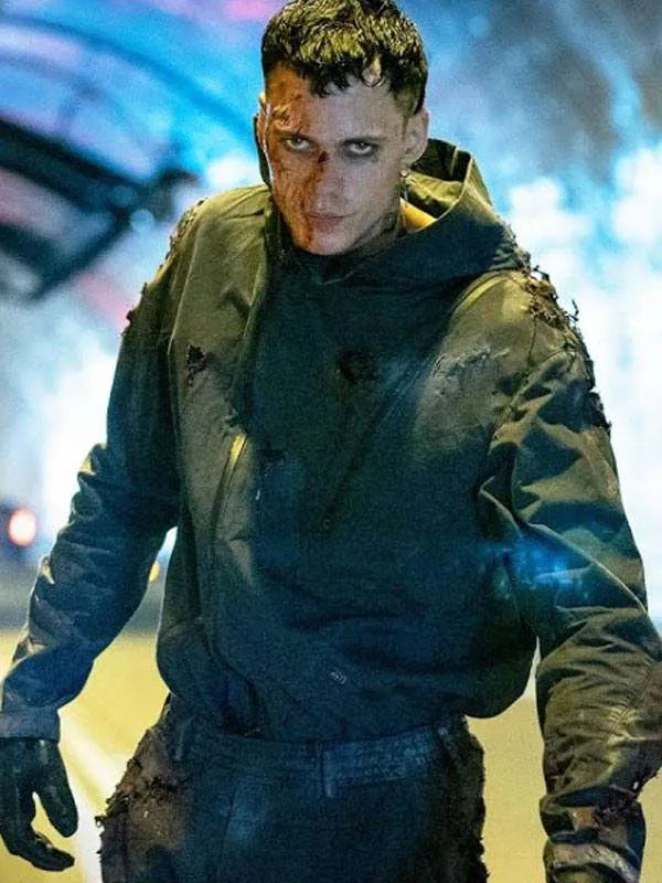 Bill Skarsgard The Crow 2024 Hooded Jacket
