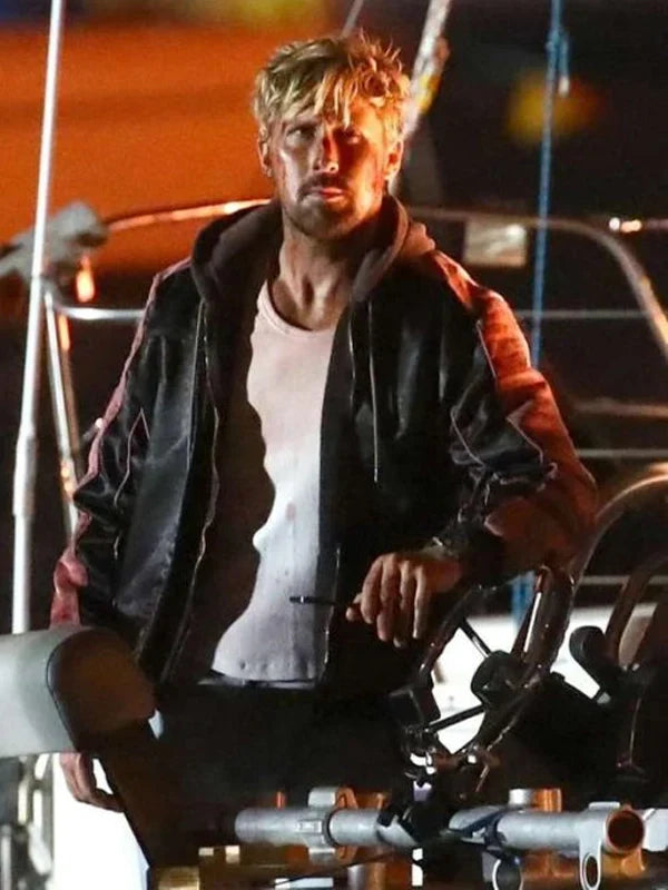 The-Fall-Guy-2024-Ryan-Gosling-Black-Leather-Bomber-Jacket