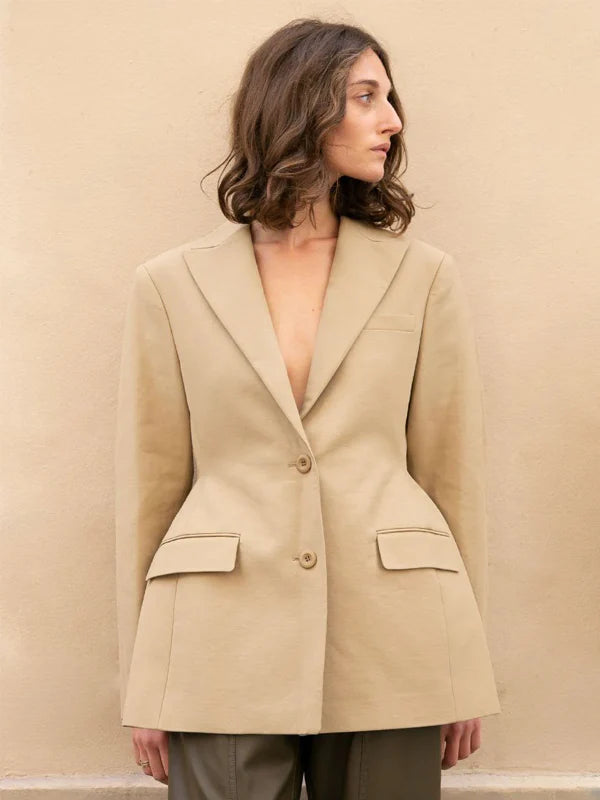 The-Frankie-Shop-Colette-Hourglass-Blazer-In-Camel