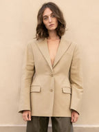 The-Frankie-Shop-Colette-Hourglass-Camel-Blazer