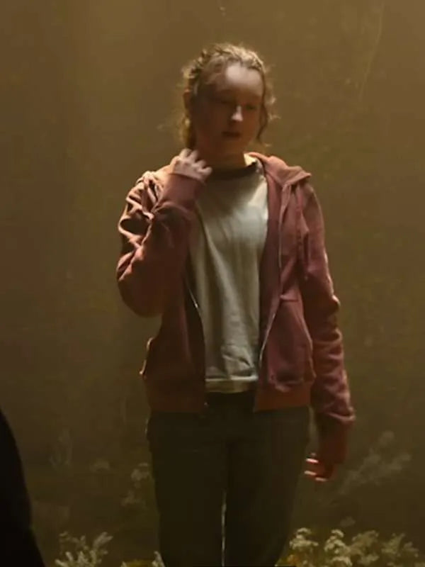 Bella Ramsey The Last of Us Maroon Hoodie