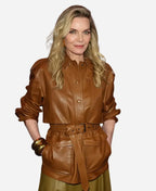 Michelle Pfeiffer The Madison Premiere Leather Jacket