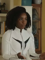 Teyonah Parris The Marvels 2023 White Jacket
