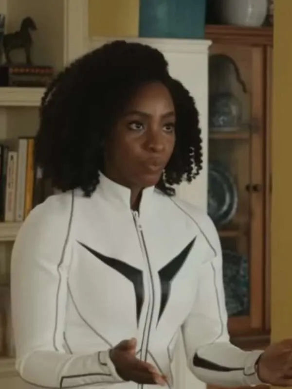 Teyonah Parris The Marvels 2023 White Jacket