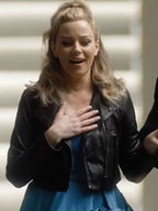 Elizabeth Banks The Miniature Wife Black Leather Jacket