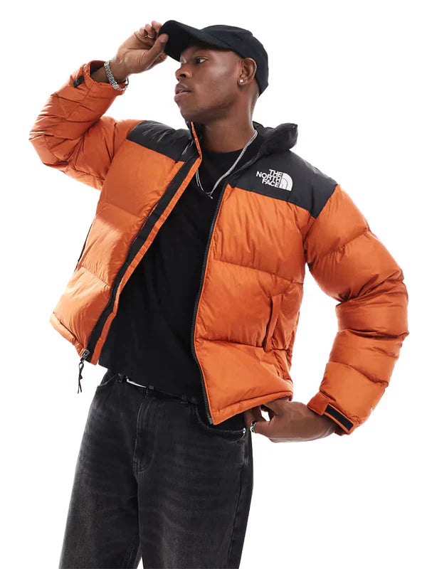 The North Face 1996 Retro Nuptse Down Puffer Jacket In Orange