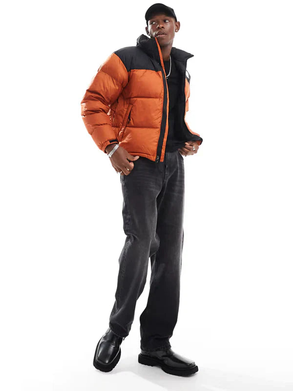 The North Face 1996 Retro Nuptse Down Puffer Jacket In Orange