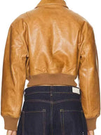 Kristin Cavallari The Reunion Laguna Beach Cropped Leather Jacket