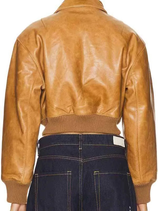 Kristin Cavallari The Reunion Laguna Beach Cropped Leather Jacket