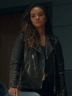 The Rookie S08 Nyla Harper Black Leather Jacket