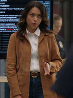 The-Rookie-S08-Alyssa-Diaz-Suede-Leather-Jacket