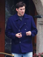 The Beauty 2026 Ashton Kutcher Blue Peacoat