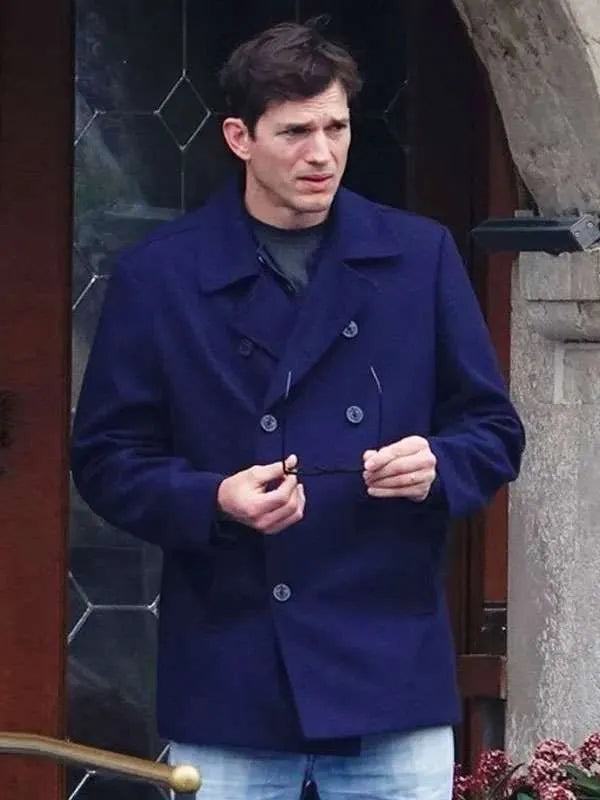 The Beauty 2026 Ashton Kutcher Blue Peacoat