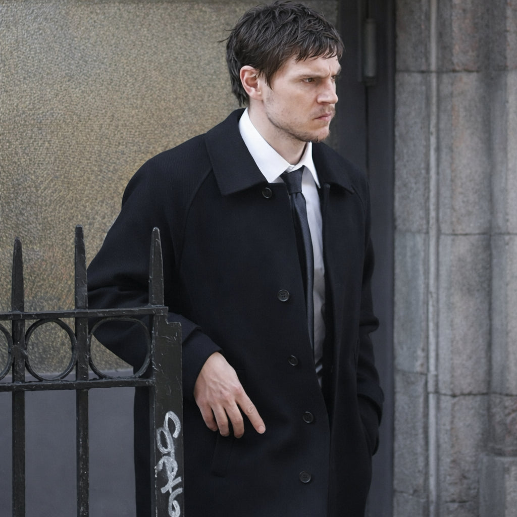 The Beauty 2026 Evan Peters New  Black  Coat
