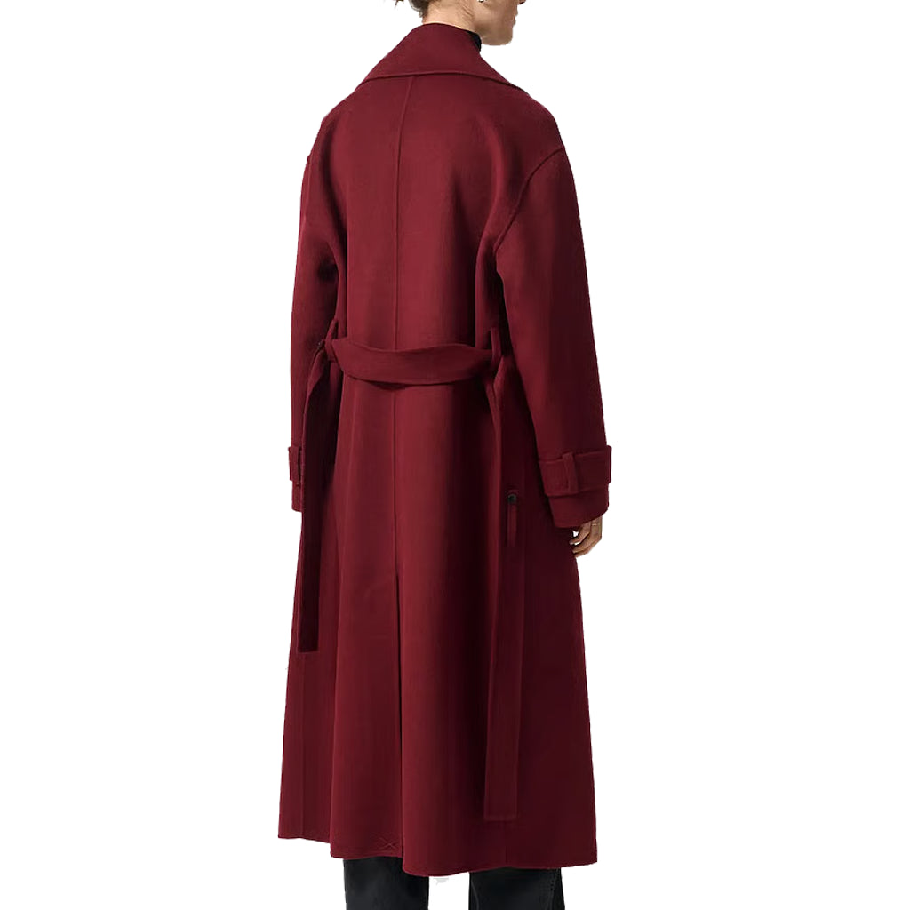 The Beauty S01 Rebecca Hall Maroon  Coat