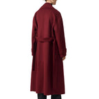 The Beauty S01 Rebecca Hall Maroon  Coat