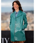 The Beauty S01 Rebecca Hall New  Real Leather Coat