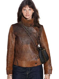 The Bride World Premiere Mia Regan Leather Jacket