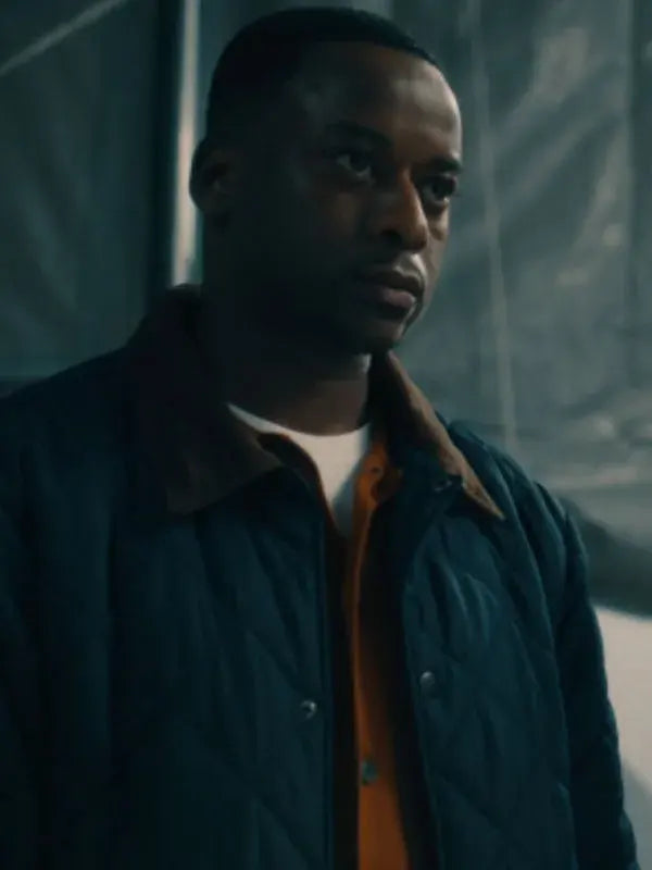 The Crow Girl S02 Raphael Sowole Blue Quilted Jacket