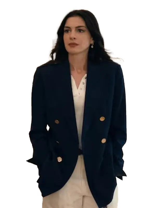 The Devil Wears Prada 2 Anne Hathaway Double Breasted Blazer