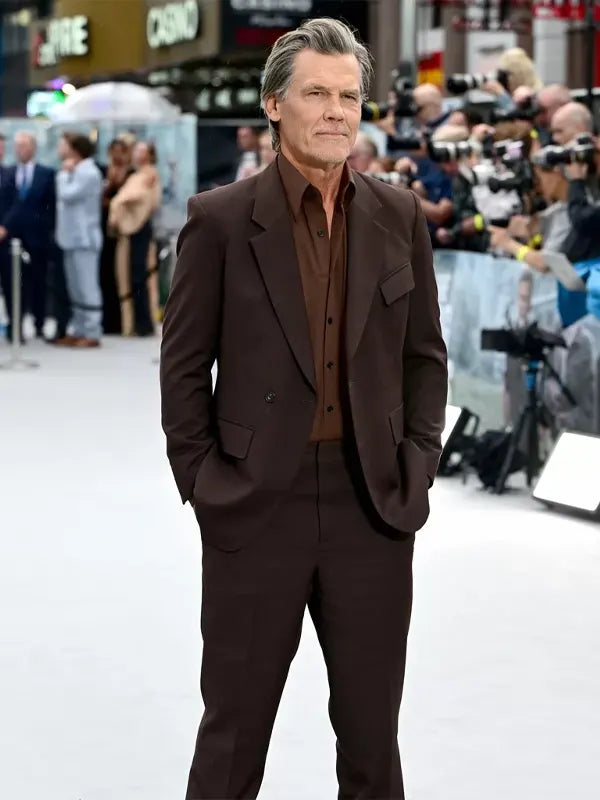 The Dog Stars Event Josh Brolin Brown Suit