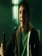 The Gentleman Thief 2026 Lukas Haas Black Leather Jacket