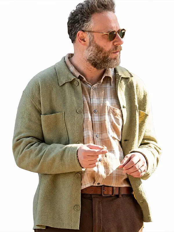 The Invite 2026 Seth Rogen Green Wool Jacket