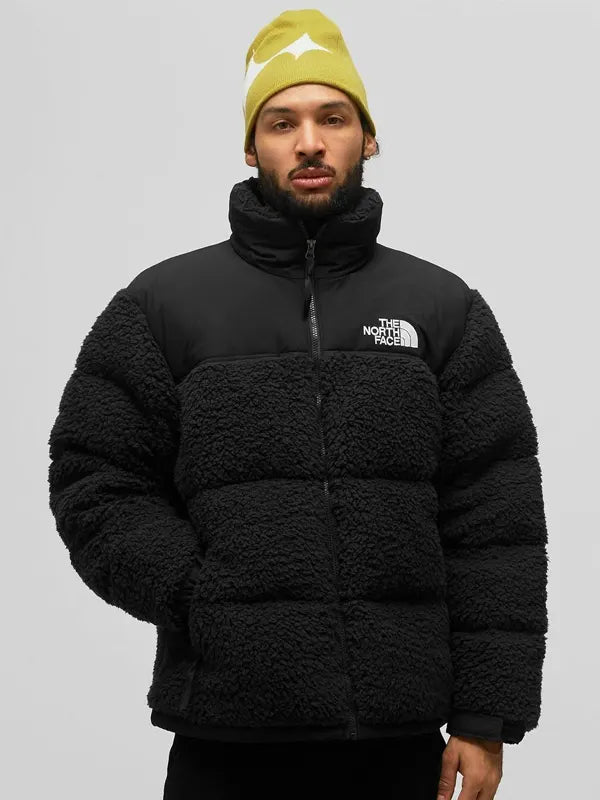 The North Face High Pile Fleece Nuptse Puffer Jacket