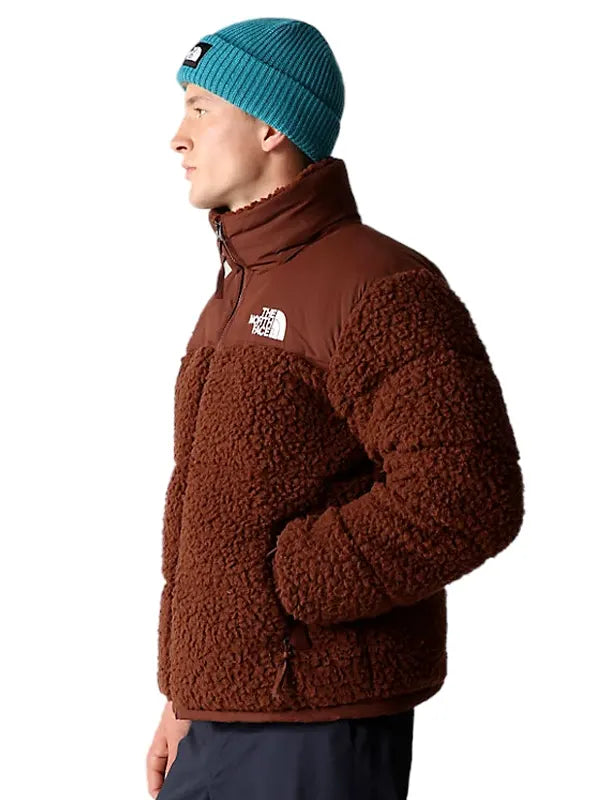 The North Face High Pile Fleece Nuptse Puffer Jacket