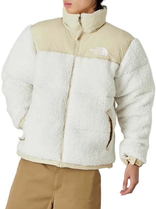 The North Face High Pile Fleece Nuptse Puffer Jacket
