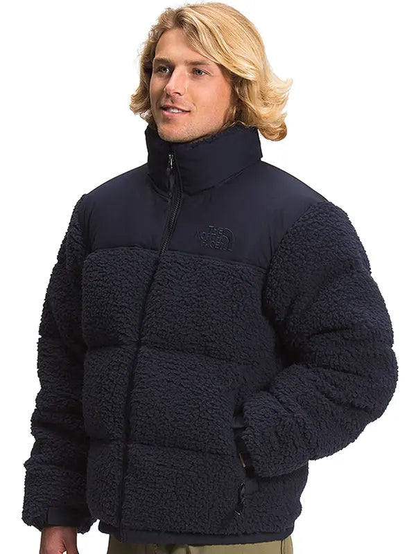 The North Face High Pile Fleece Nuptse Puffer Jacket