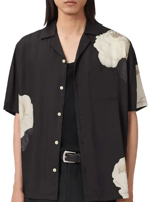 The Young and the Restless Lucas Adams Alberic Camp Shirt