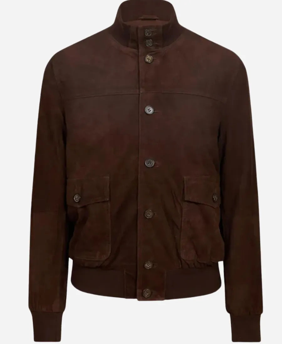 FBI Tom Pecinka Suede Leather Jacket