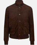 FBI Tom Pecinka Suede Leather Jacket