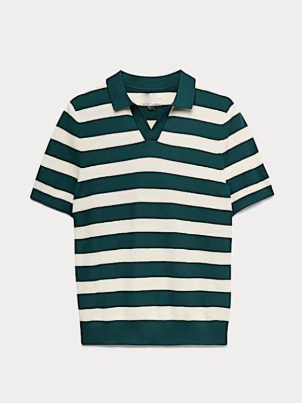 This Morning 2026 Tom Swarbrick Striped Polo Shirt