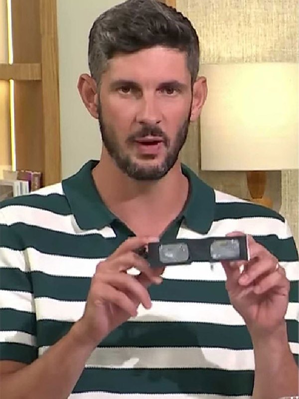 This Morning 2026 Tom Swarbrick Striped Polo Shirt