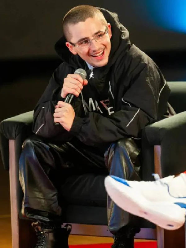 Timothee-Chalamet-Marty-Supreme-Black-Jacket