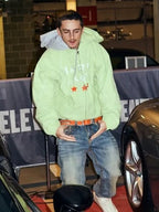 Timothée-Chalamet-Marty-Supreme-Green-Jacket