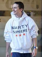 Timothee-Chalamet-Marty-Supreme-Jacket-White