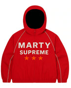 Timothee-Chalamet-Marty-Supreme-Red-Hooded-Jacket