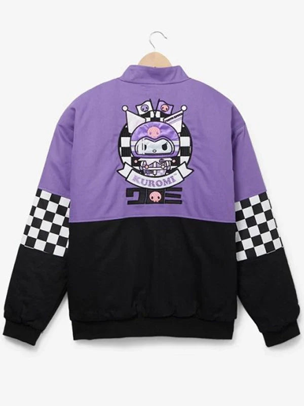 Tokyo-Speed-Kuromi-Racing-Bomber-Jacket