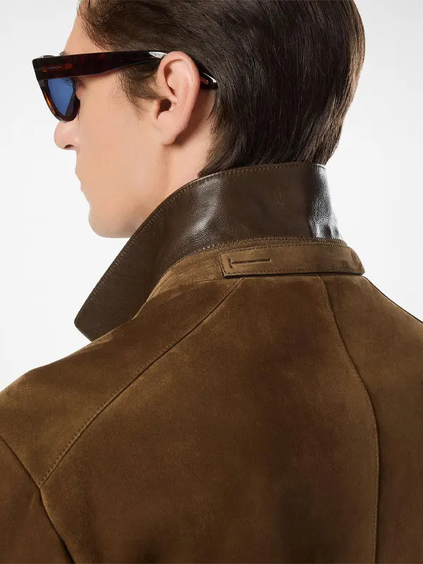 Tom Ford Suede Jacket Brown