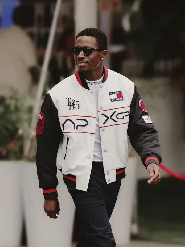 Tommy Hilfiger F1 Movie Racing Varsity Jacket