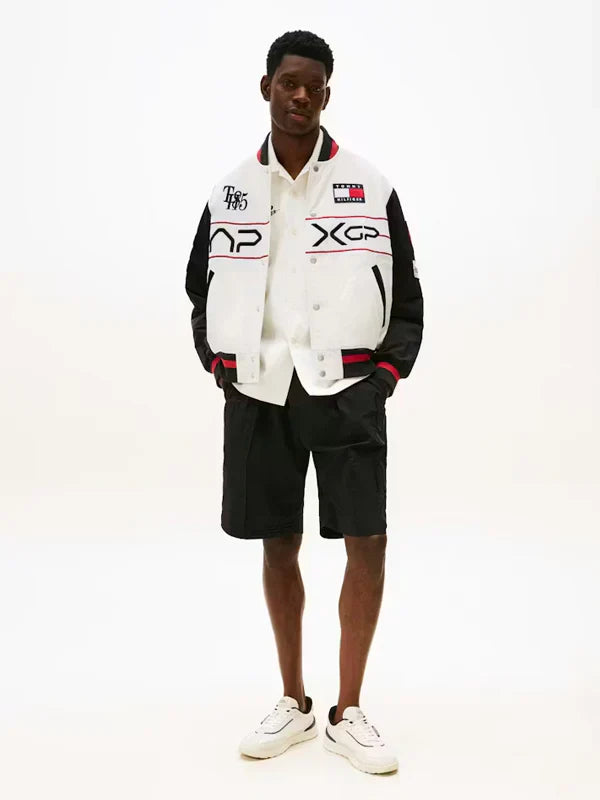 Tommy Hilfiger F1 Movie Racing Varsity Jacket