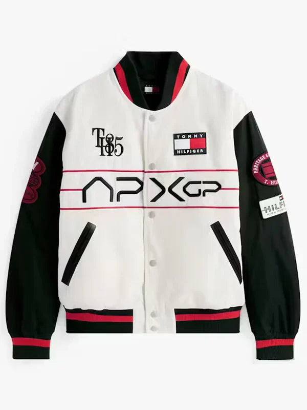 Tommy Hilfiger F1 Movie Racing Varsity Jacket