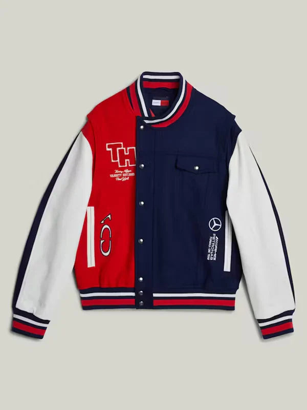 Tommy x Mercedes F1 Varsity Jacket
