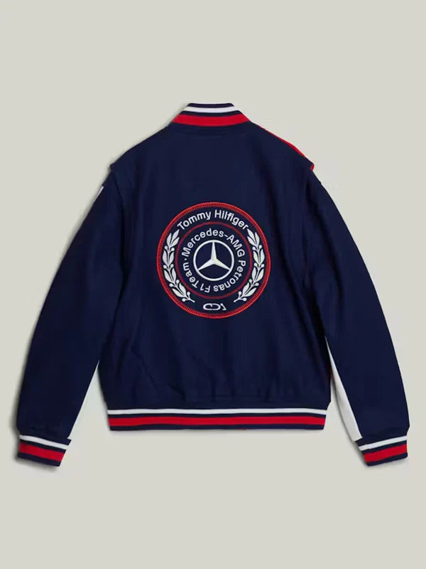 Tommy x Mercedes F1 Varsity Jacket