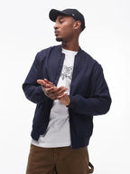 Topman-Lightweight-Bomber-Jacket-In-Navy
